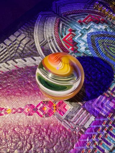 Preview pic of 1.2in UV/FLOURESCENT Marble by: Andrew Anderson