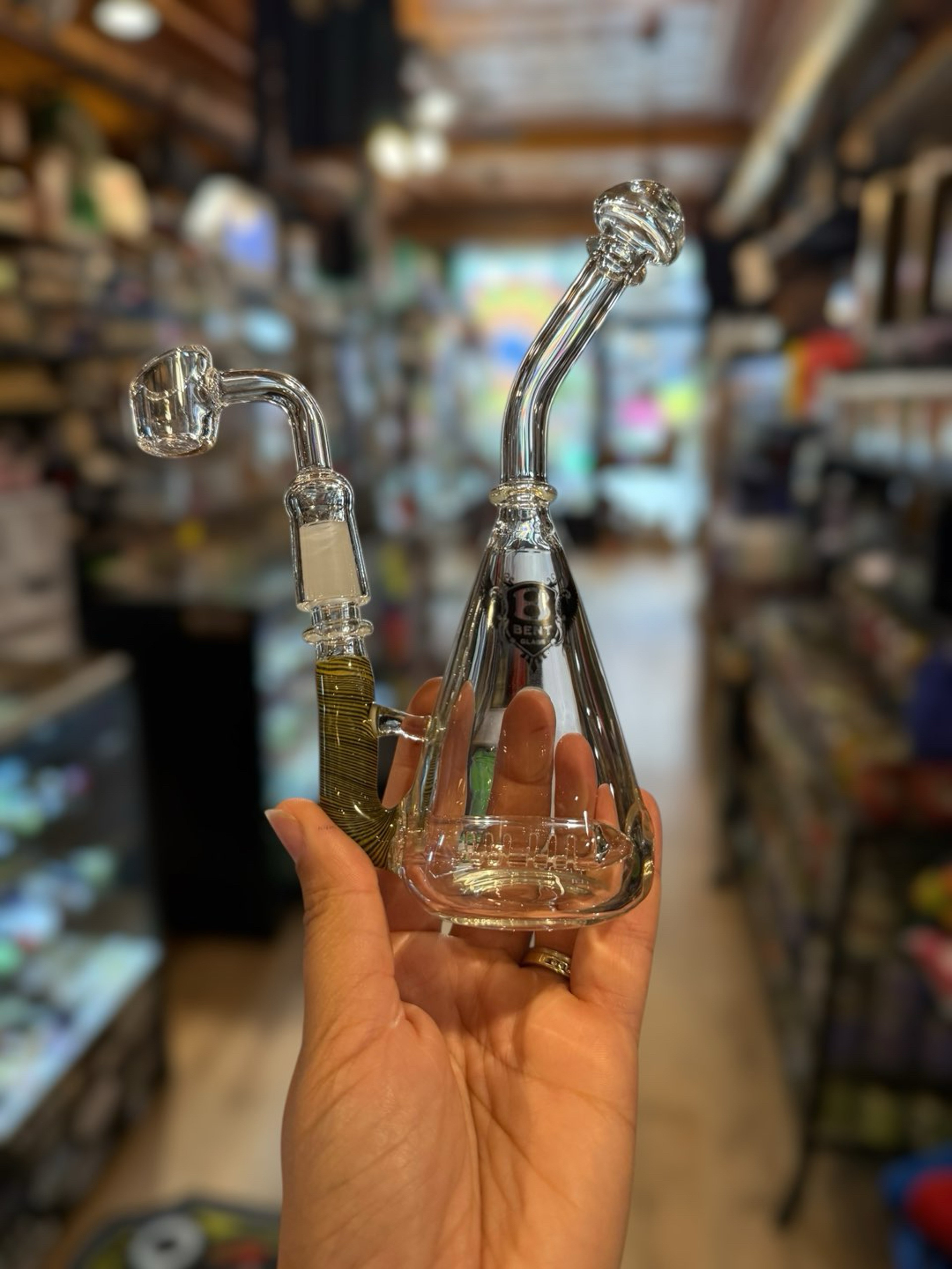 Preview pic of Bent Glass Inline Perc 7” Rig