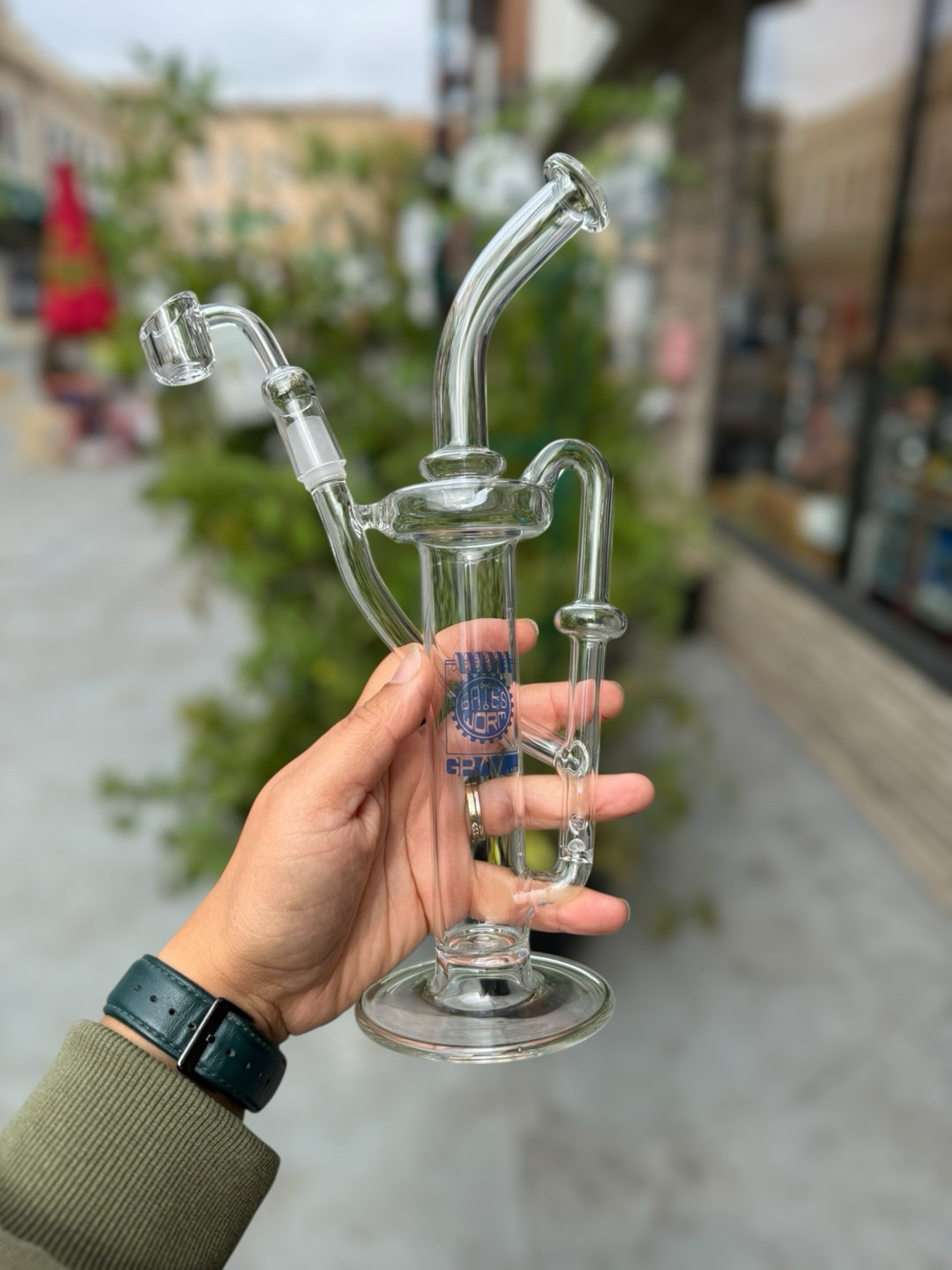 Preview pic of 111.5” Grav Bates & Worm Outside Diffusion Pump Rig