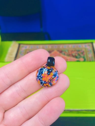 Preview pic of Blue Dichro Monarch V.2 Millie Pendent