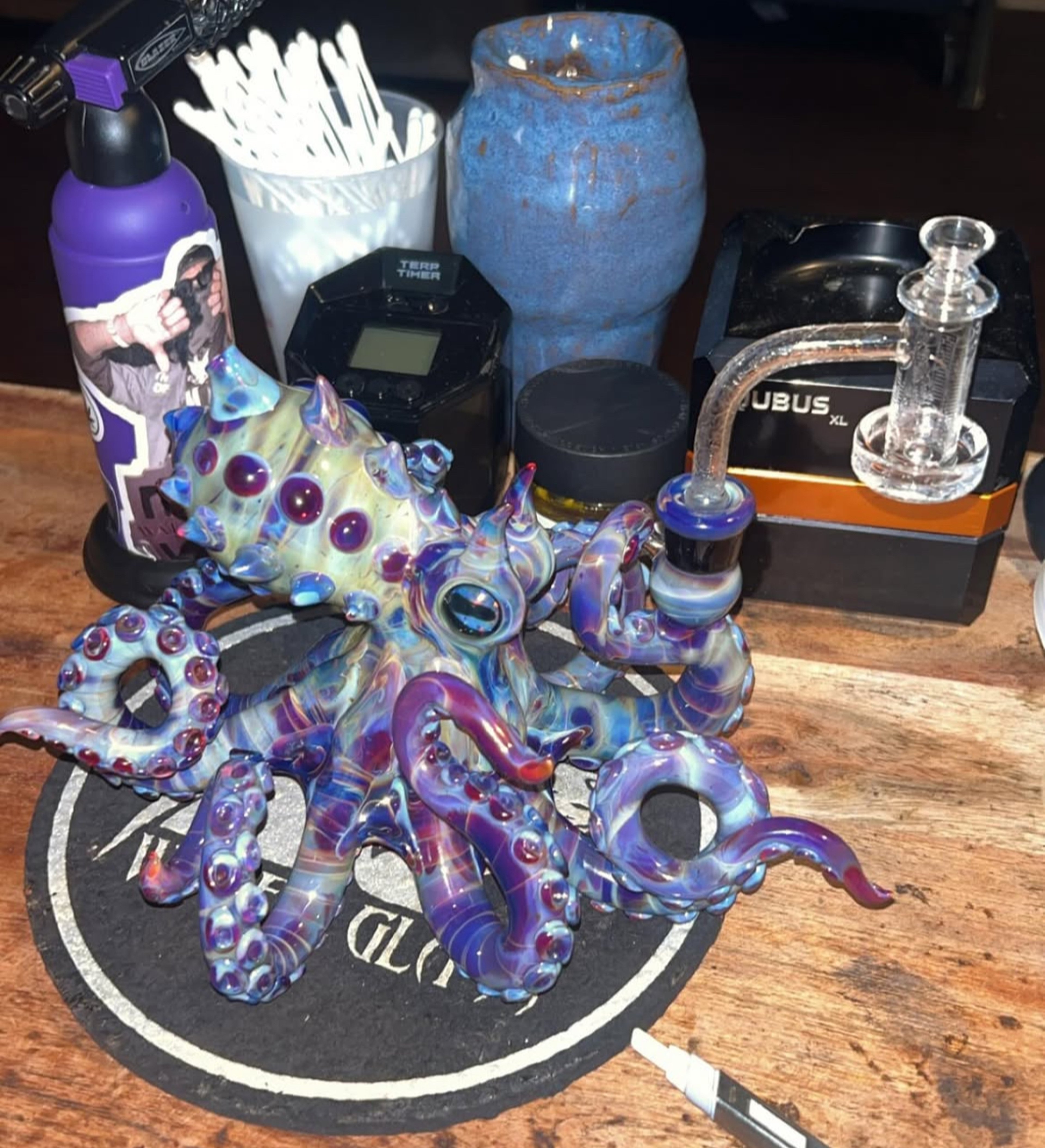 Preview pic of Mako glass octopus