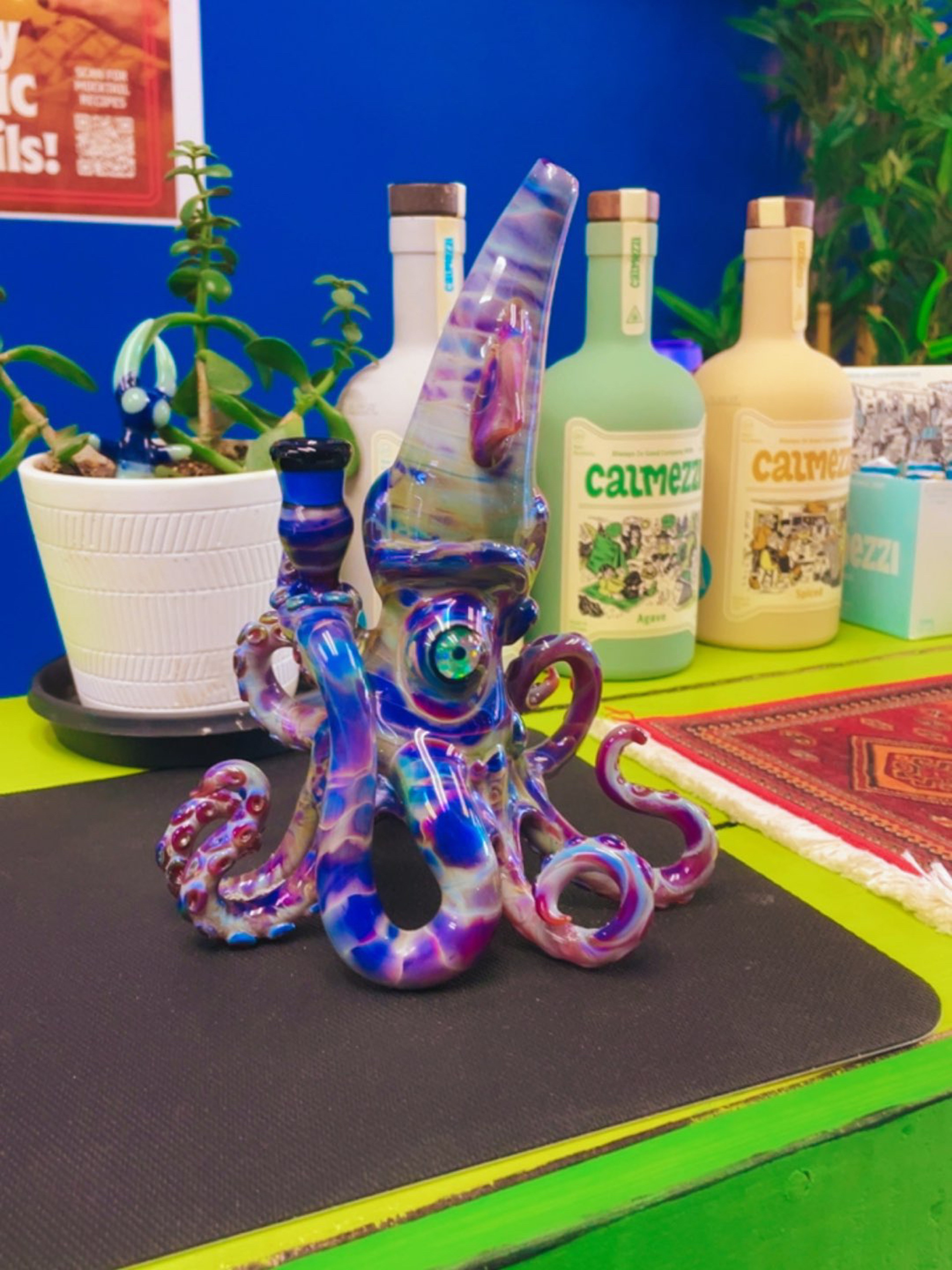 Preview pic of Mako Glass Squid (double purple amber)