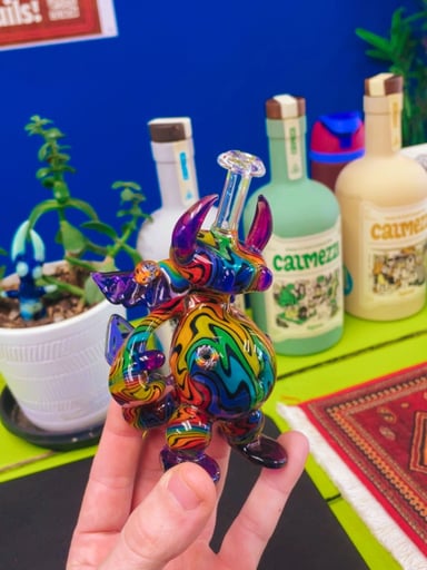 Preview pic of Lil Devl - Rainbow Lineworked Drypipe