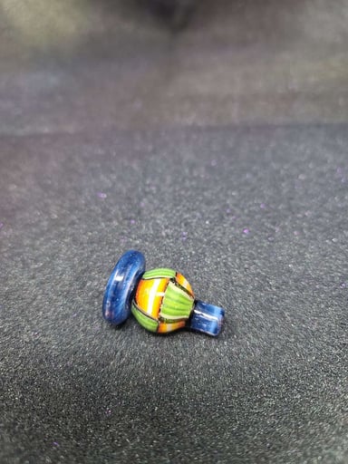 Preview pic of Terry Sharp Basket weave Bubble cap