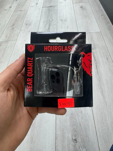 Preview pic of Bear quartz hourglass 10mm 90