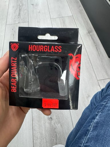 Preview pic of Bear quartz hourglasss 14mm 90