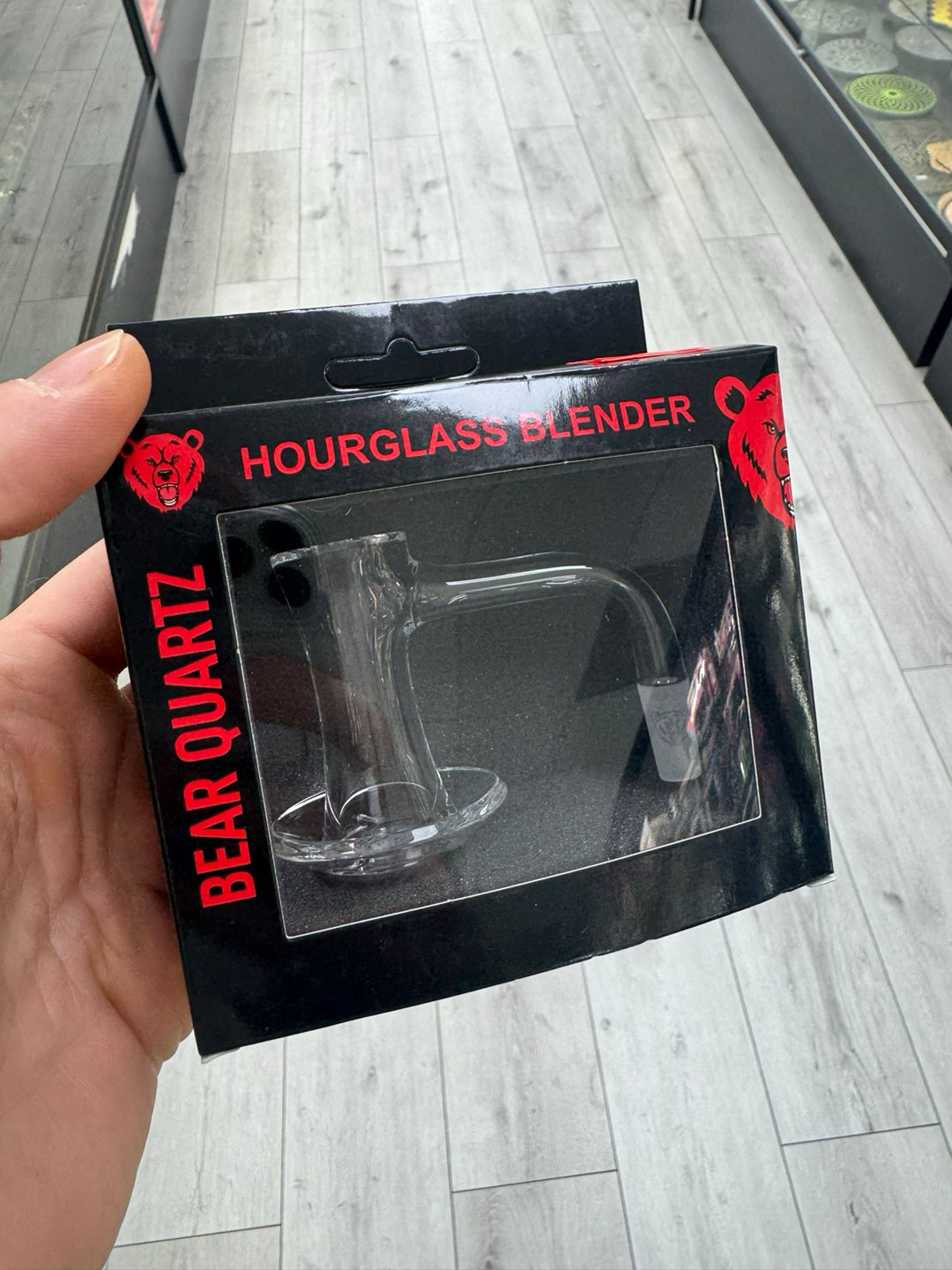 Bear quartz hourglass blender 10mm 90 image 0