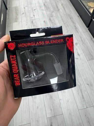 Preview pic of Bear quartz hourglass blender 14mm 90