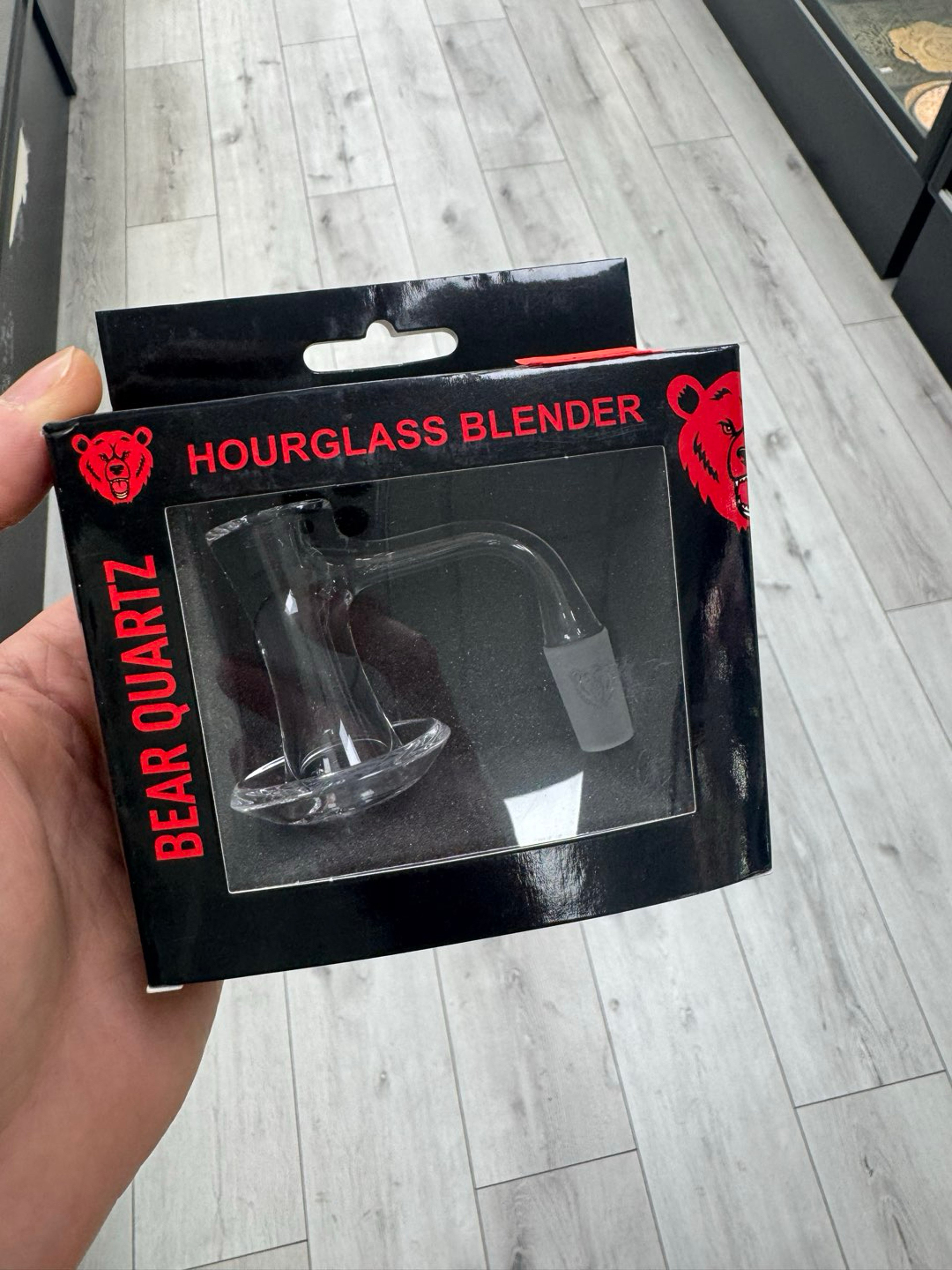 Bear quartz hourglass blender 14mm 90 image 0