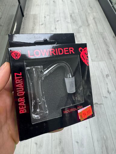 Preview pic of Bear quartz lowrider hourglass 14mm 90