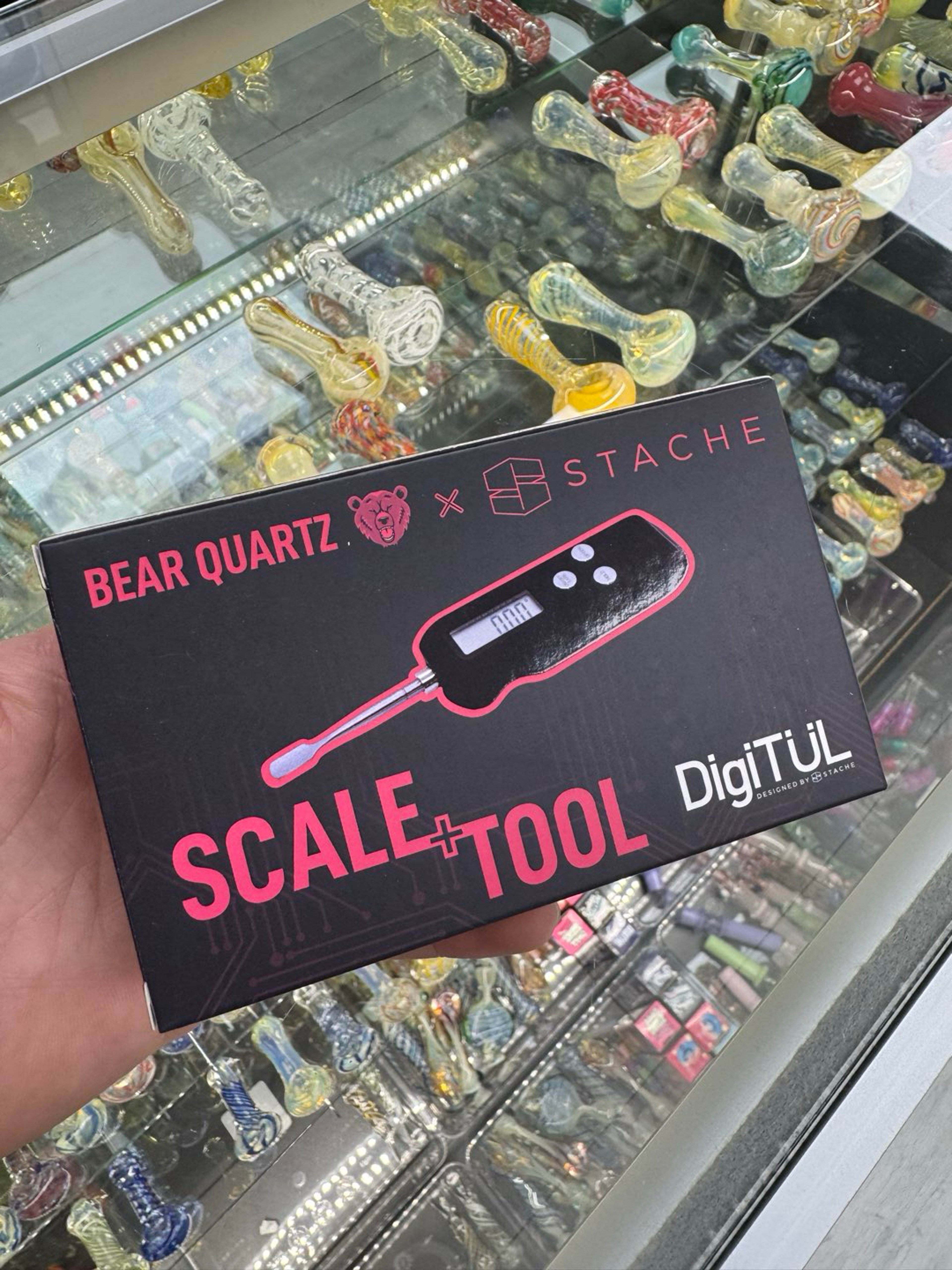 Preview pic of Bear quartz x Stache scale + tool purple