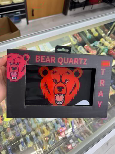 Preview pic of Bear quartz glass tray