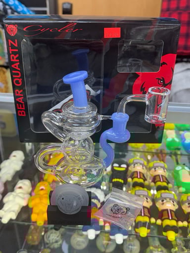 Preview pic of Bear quartz cycler recycler set blue