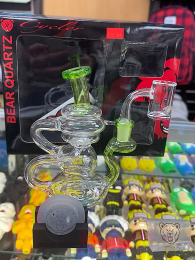 Preview pic of Bear quartz cycler recycler set green