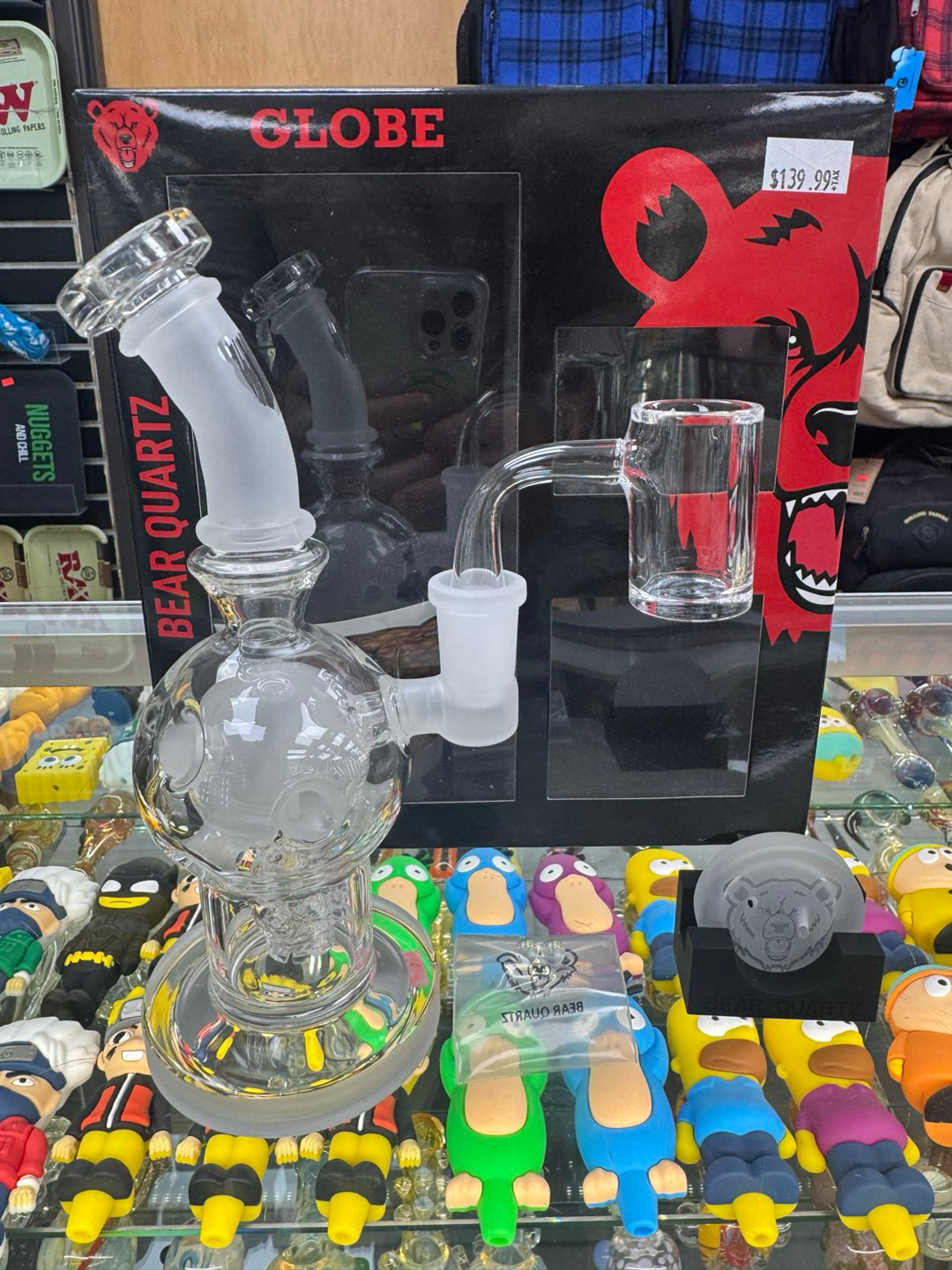 Preview pic of Bear quartz globe