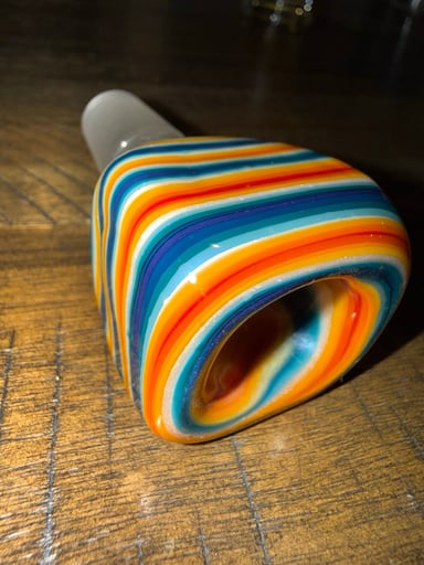 Preview pic of Rainbow Swirl 18mm 1 Hole