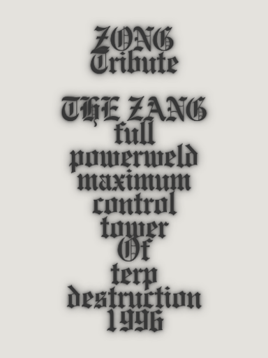 Preview pic of The Zang. ZONG tribute banger