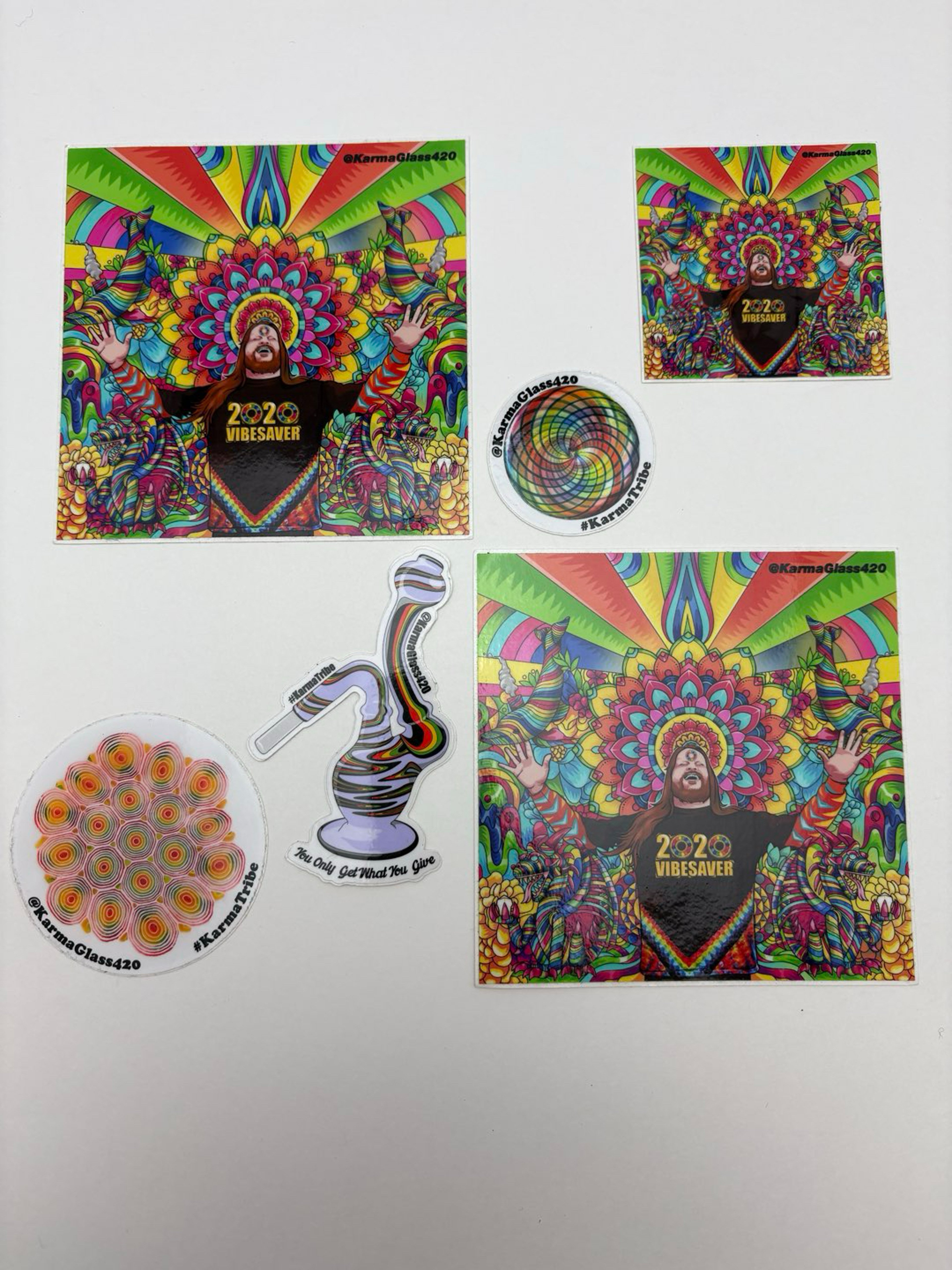 Preview pic of Karma Glass Sticker Bundle
