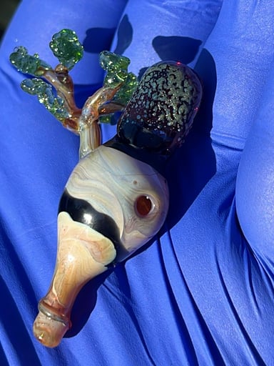 Preview pic of Puffco joystick cap with bonsai tree on it