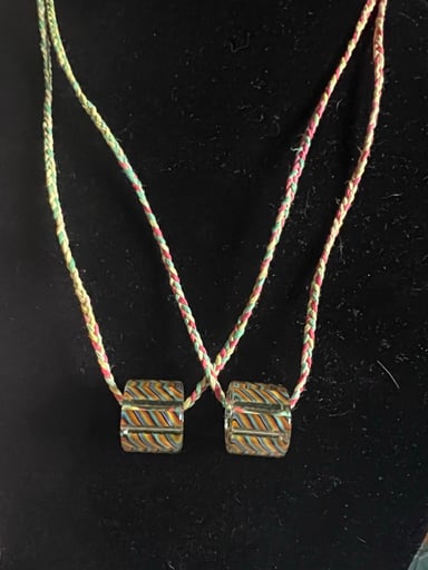 Preview pic of Rasta UV friendship/partners necklaces
