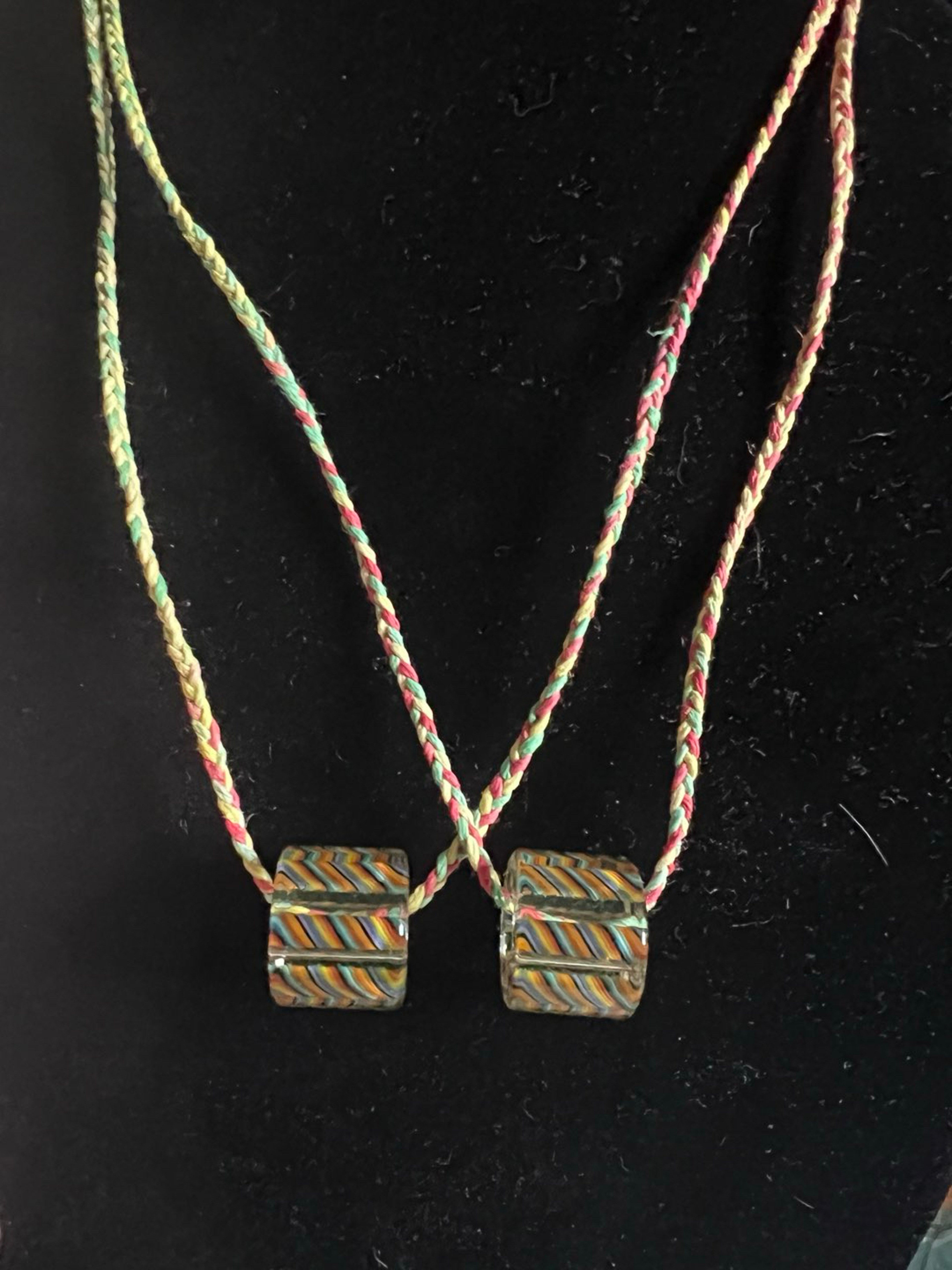 Preview pic of Rasta UV friendship/partners necklaces