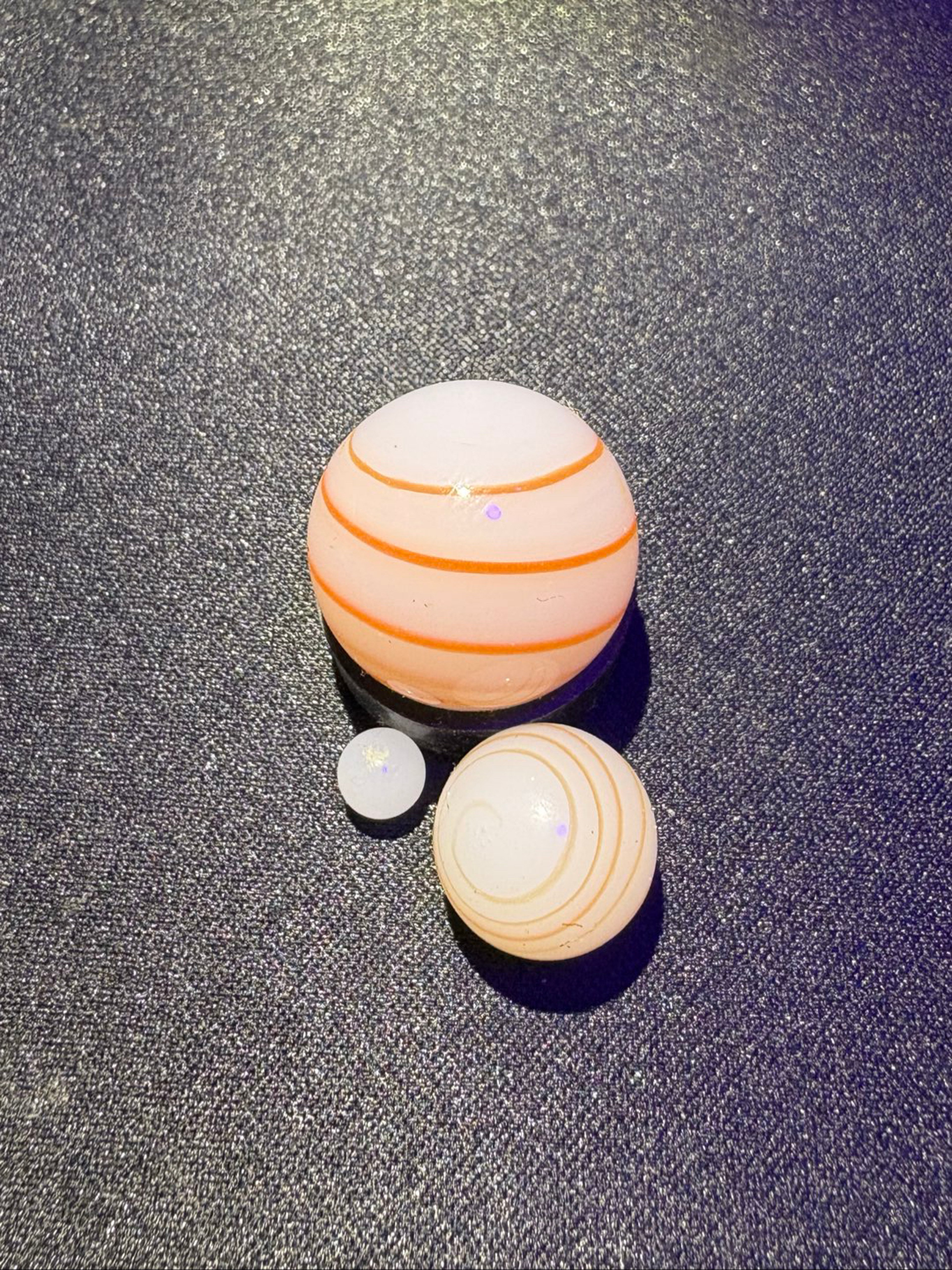 Preview pic of 🍊Orange Striped on White 3 Piece Slurp Set 🍊