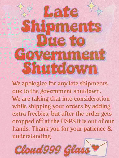 Preview pic of PSA 🧚🏻‍♀️ Shipment Delays 📦💌