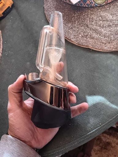 Preview pic of Puffco peak with Ryan Fitt Recycler Glass