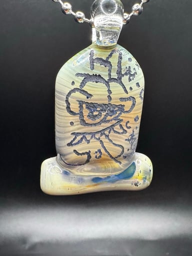 Preview pic of Chuck X Ldab colab grave stone pendant