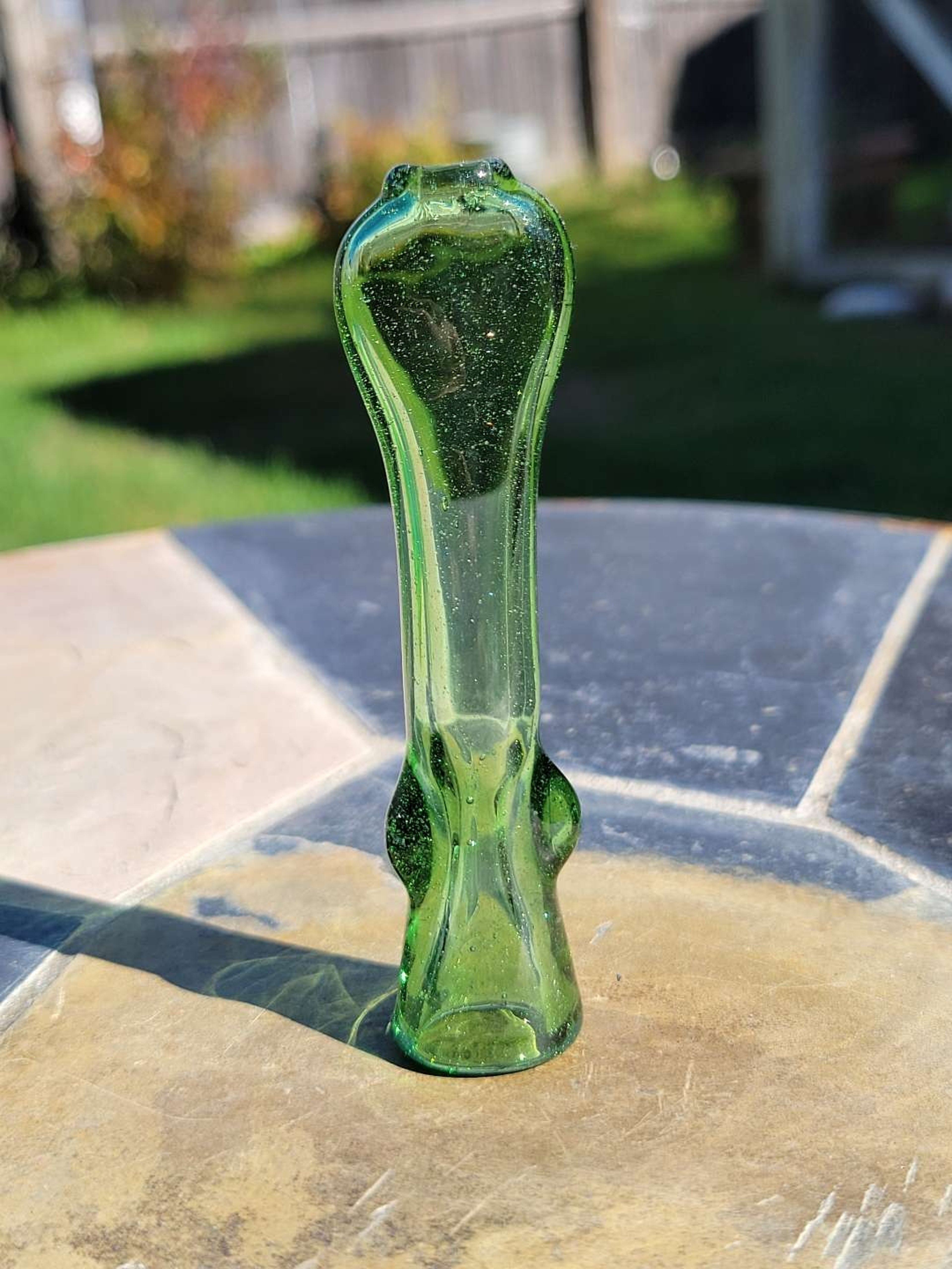 Preview pic of Light green stardust chillum