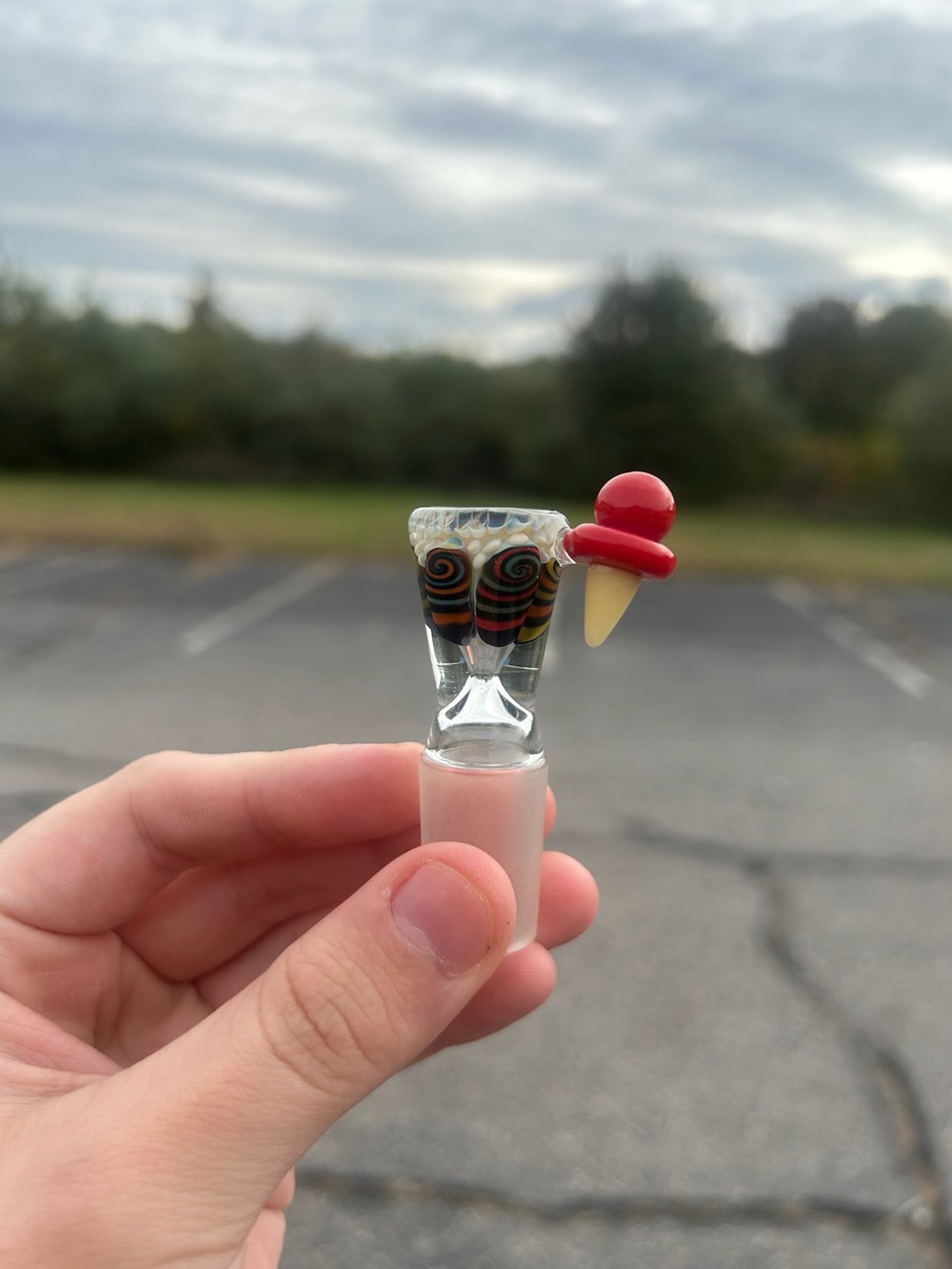 Ice Cream Chuck Glass 18mm Slide image 0