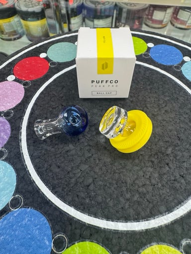 Preview pic of Peak pro yellow ball cap with glass replacement 1