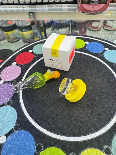 Preview pic of Peak pro yellow ball cap with glass replacement 3