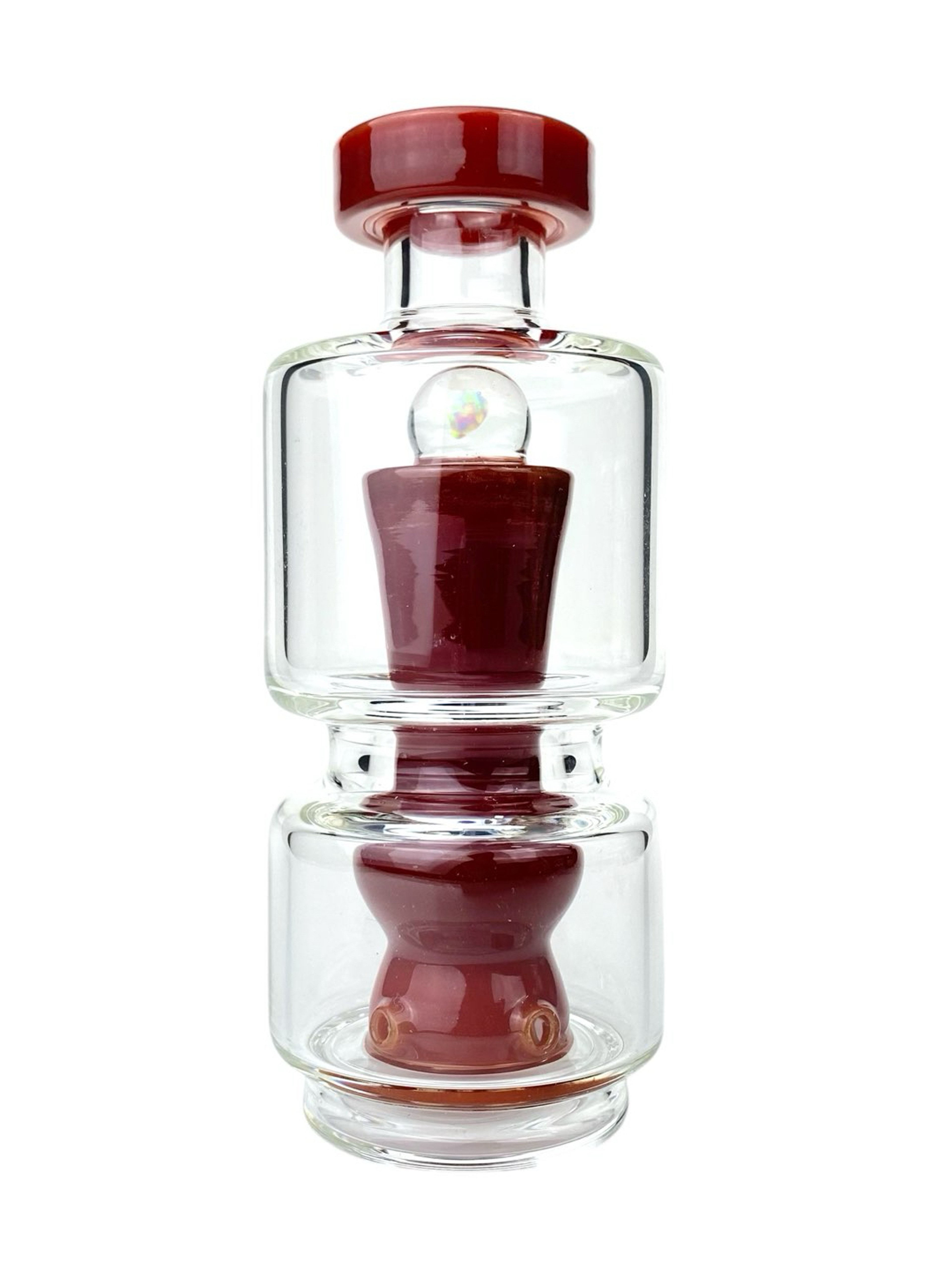 Red Opal Mushroom Attachment for Puffco Peakl image 0