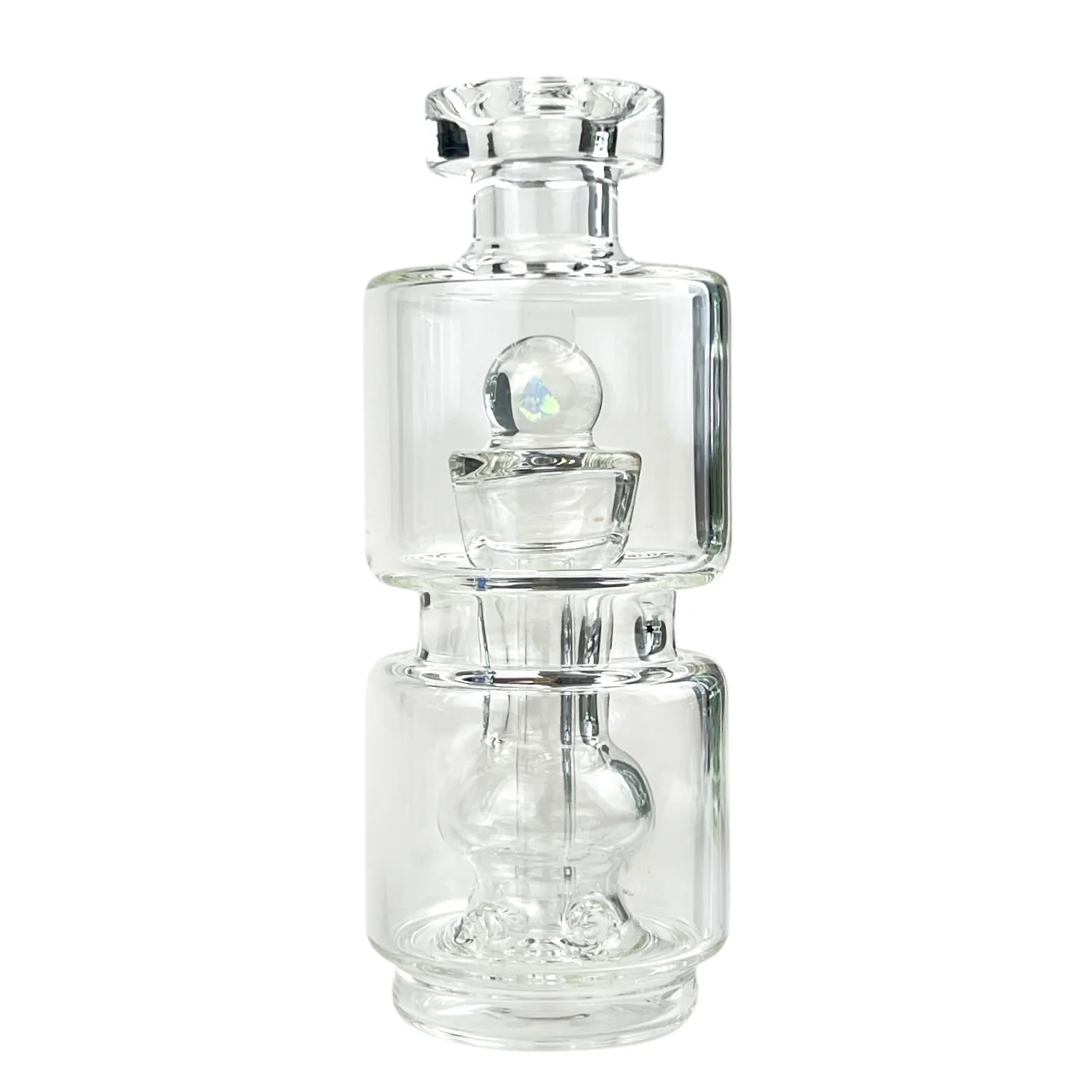 Clear Opal Mushroom Attachment for Puffco Peakl image 0