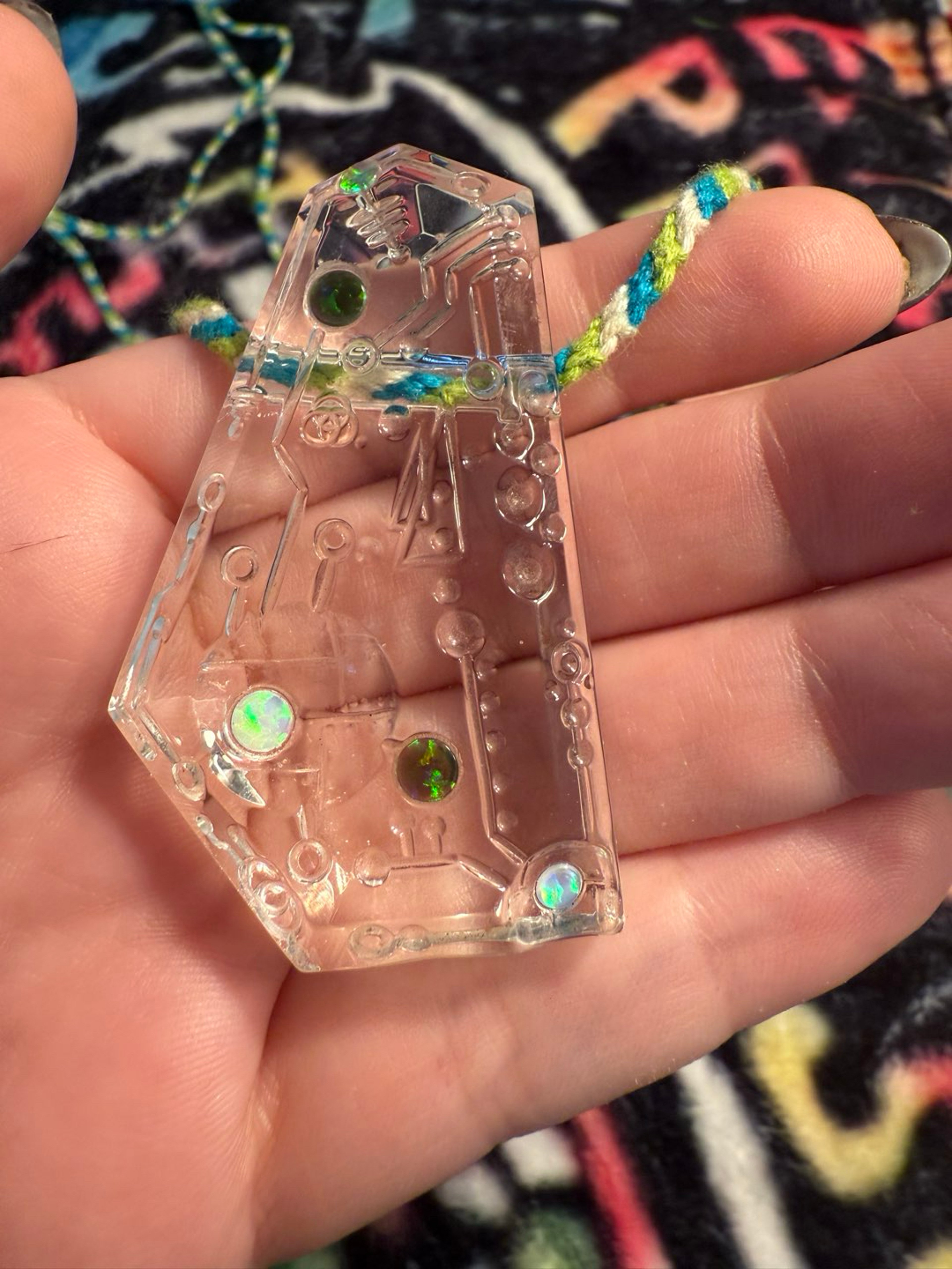 Preview pic of Murdoc glass Decoder Pendant