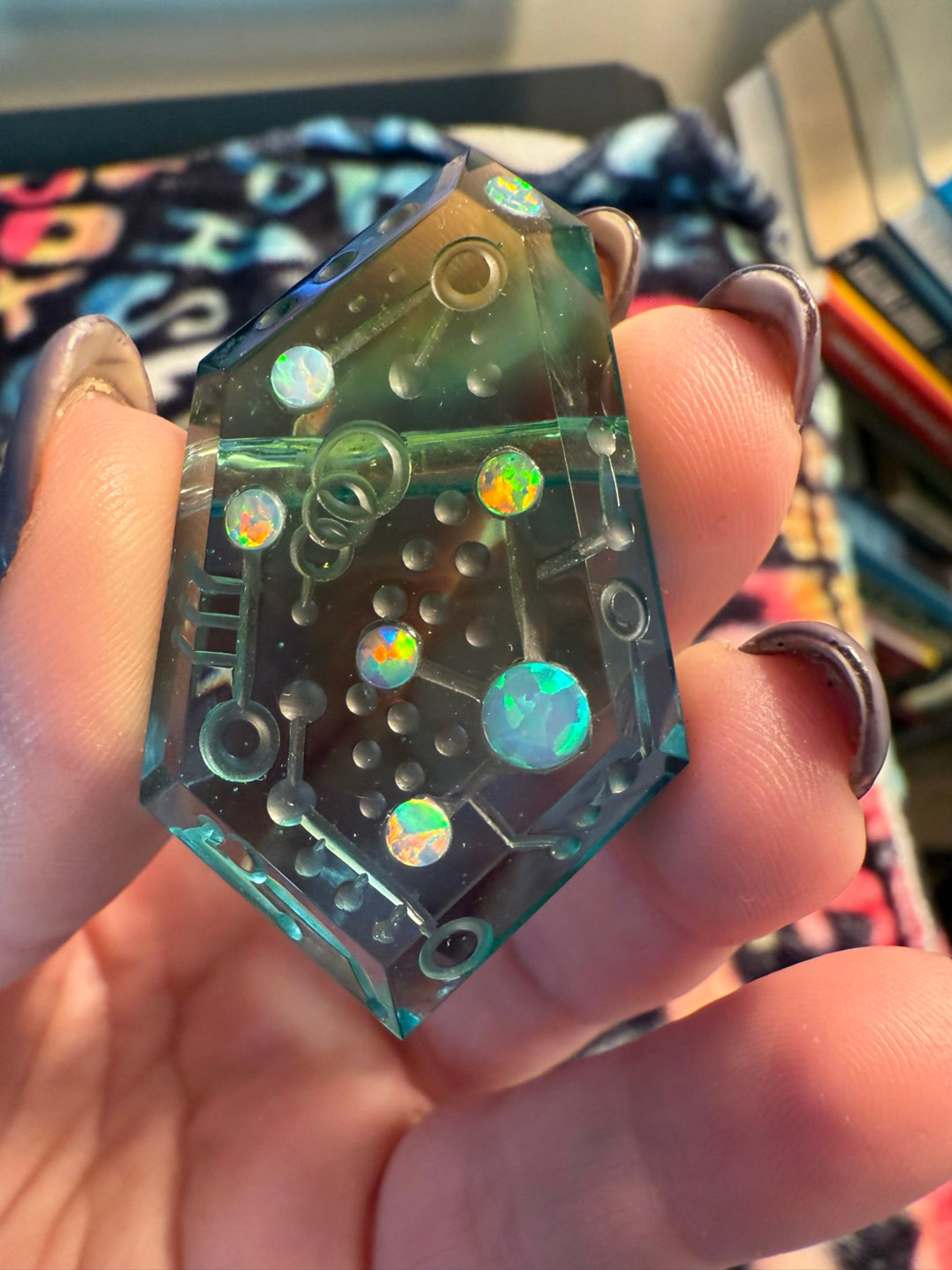 Preview pic of Murdoc Glass Decoder Pendant