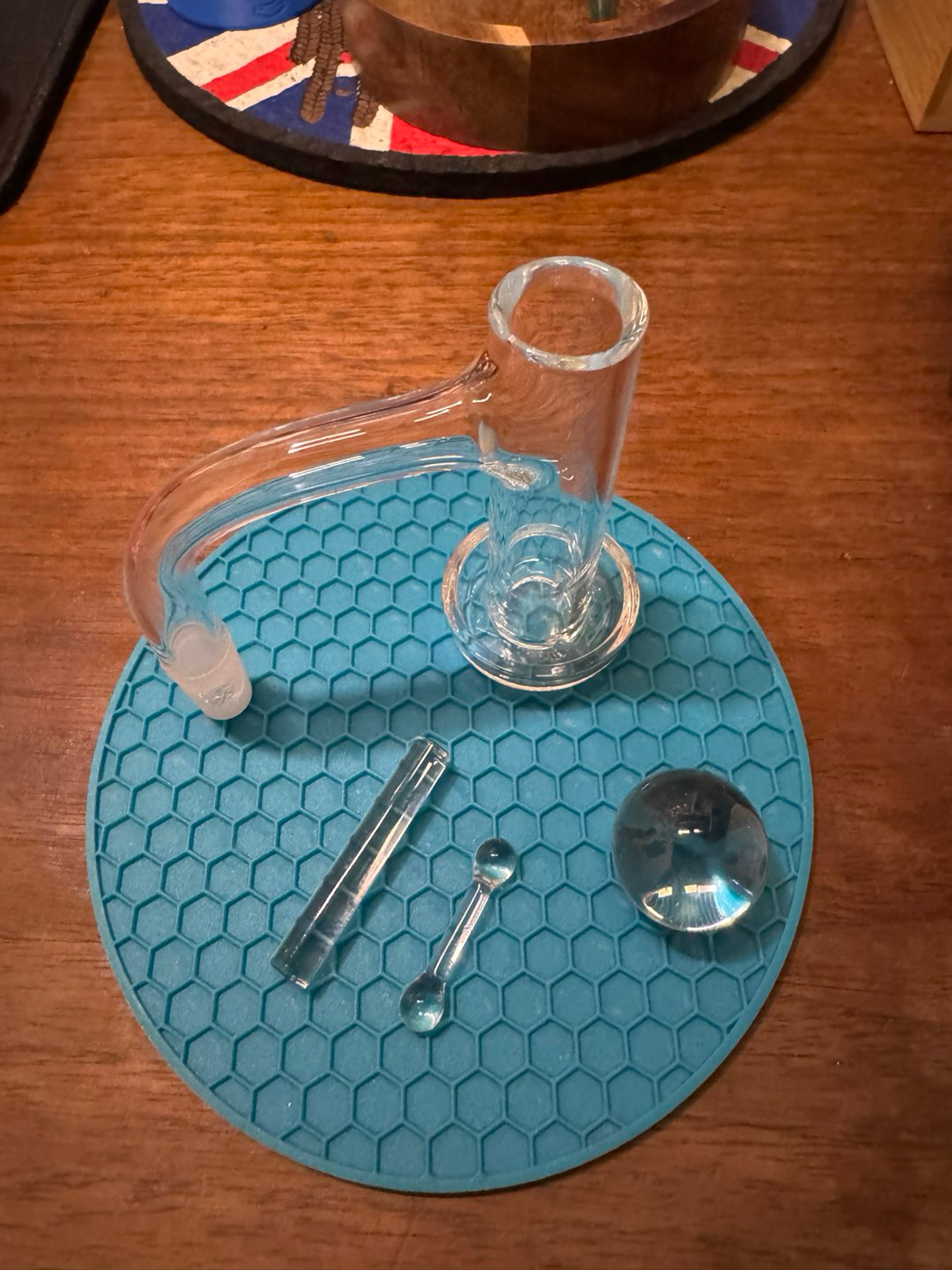 Preview pic of Terporium 10MM Control Tower w/ Quartz Marble, Dumbbell and Pillar