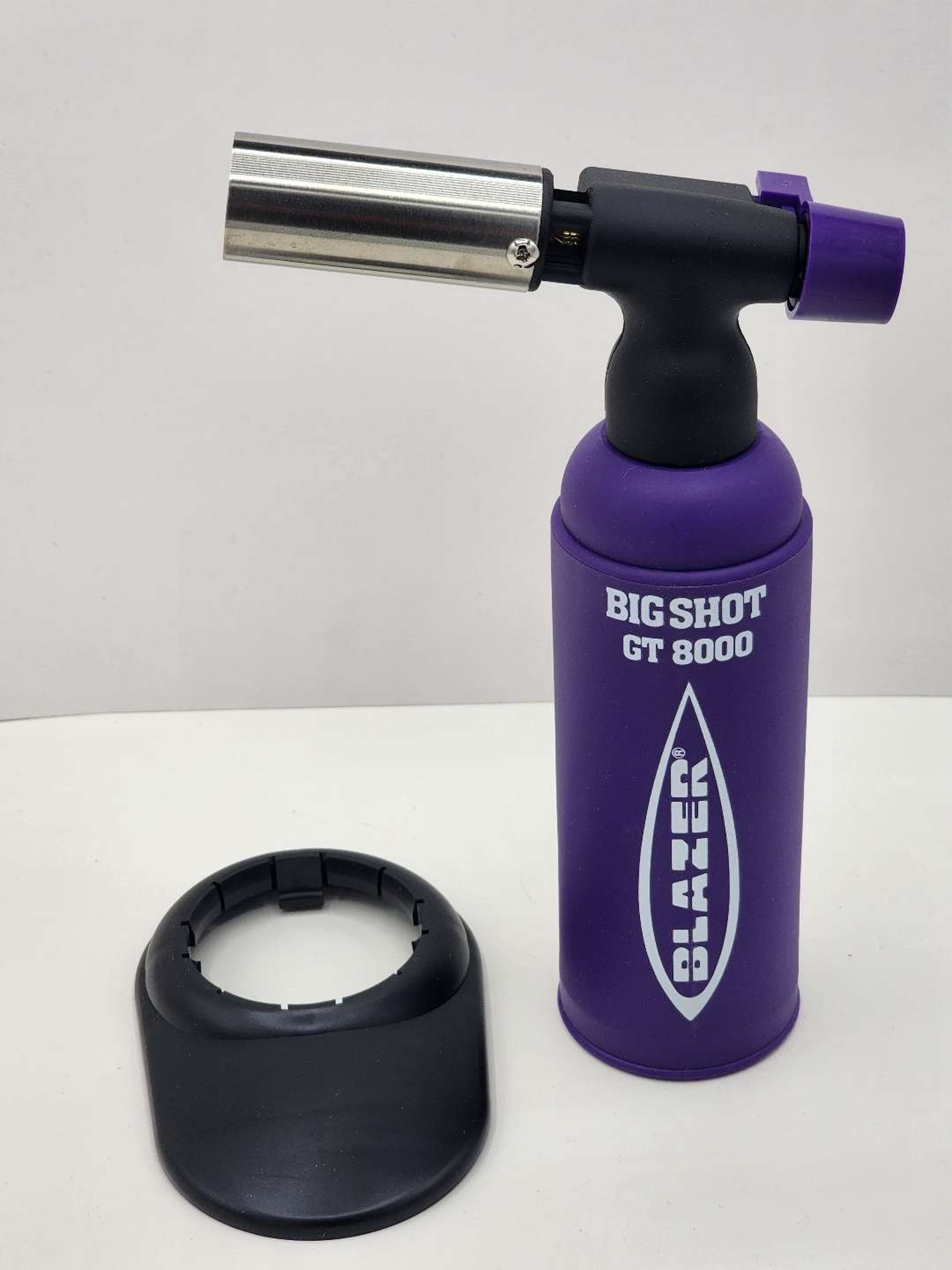 Preview pic of Limited Edition Purple Glow in the Dark Blazer Big Shot GT8000 Torch (new in box)