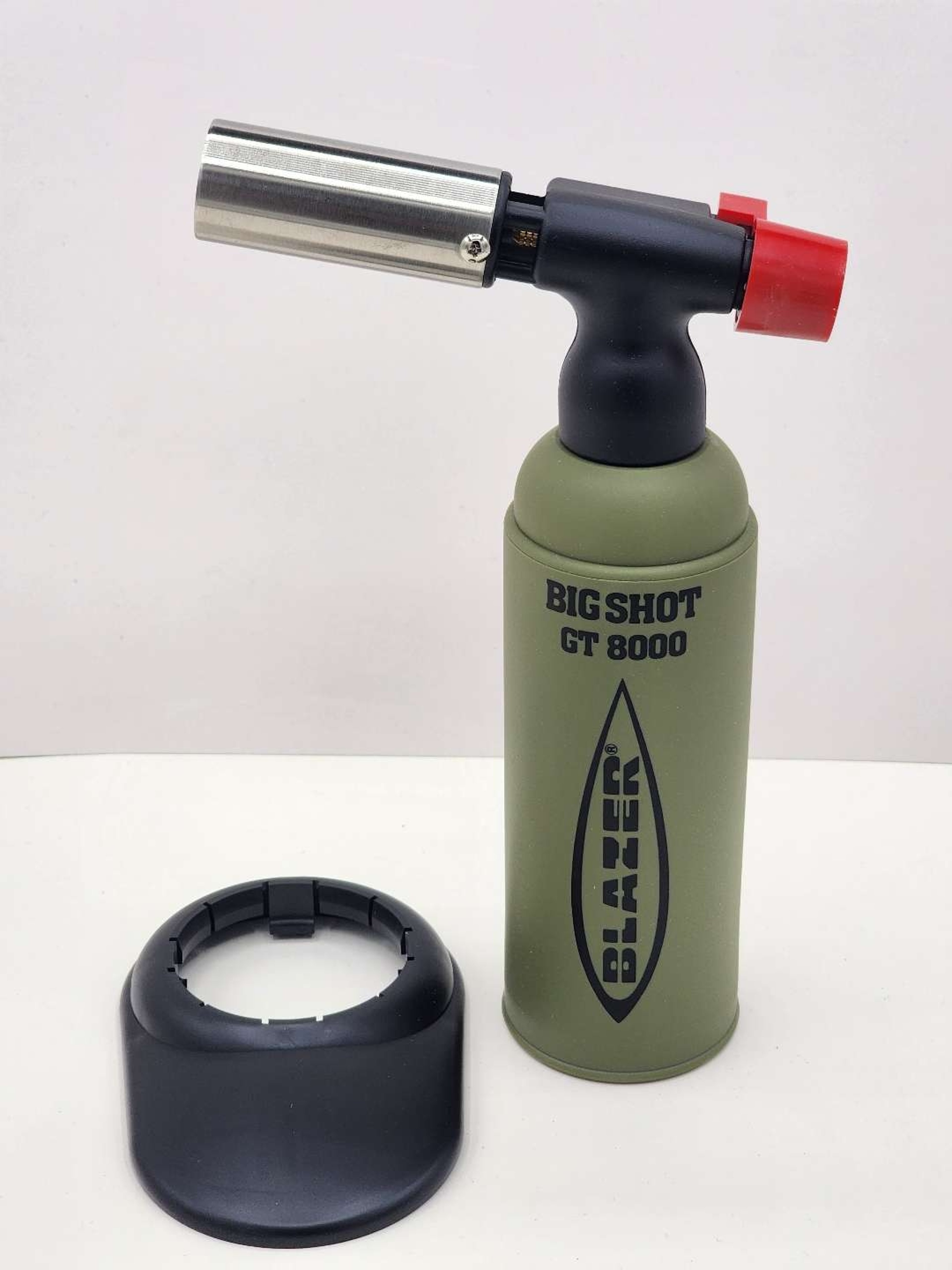 Preview pic of Limited Edition Olive Green Blazer Big Shot GT8000 Torch (new in box)