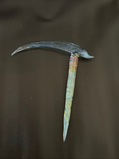 Preview pic of 🌈Marvinsglass024 Rainbow Scythe🌈 *NEVER USED*