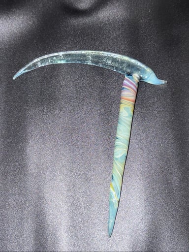 Preview pic of 🌈Marvinsglass024 Rainbow Scythe🌈 *NEVER USED*
