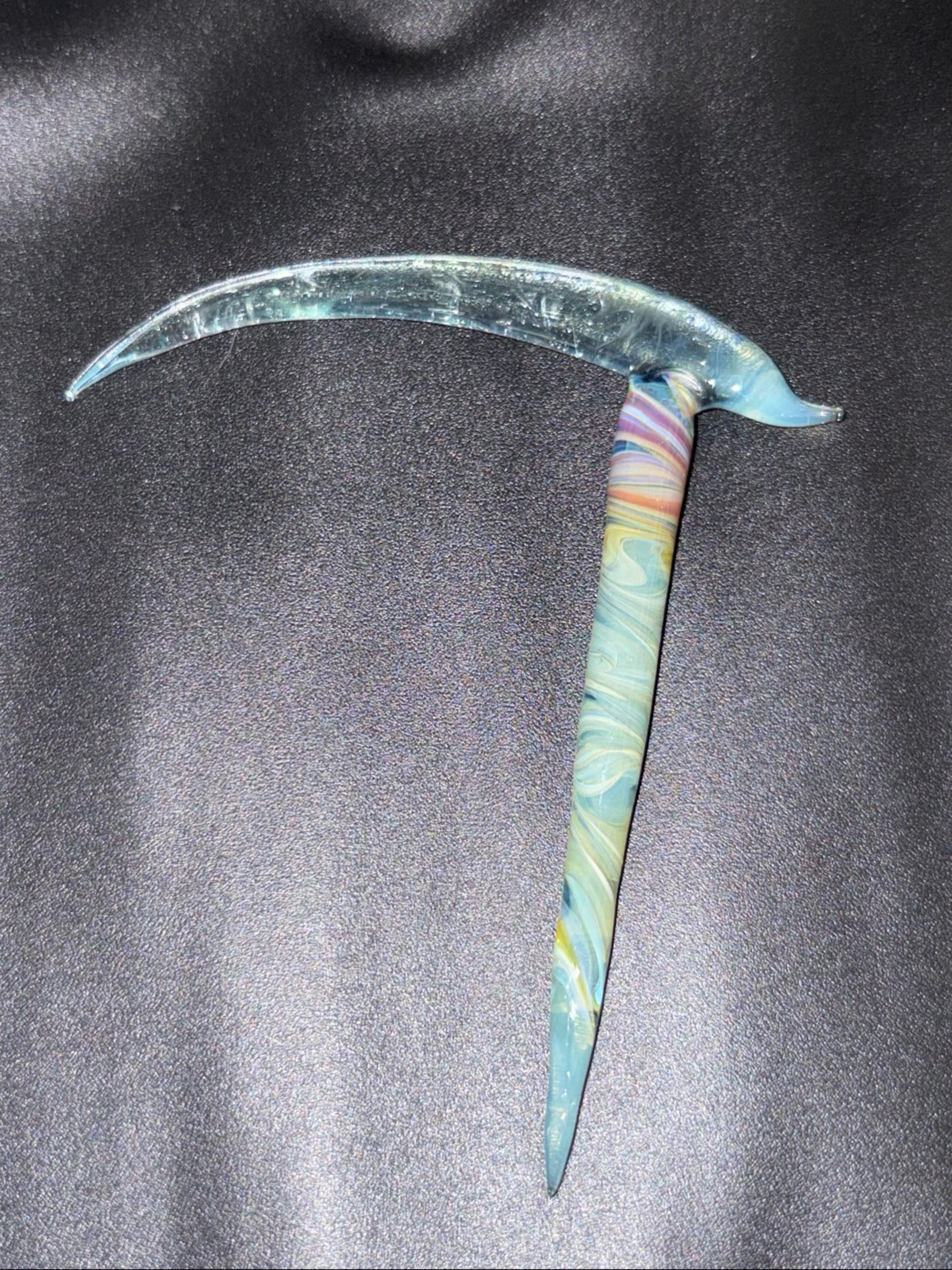 Preview pic of 🌈Marvinsglass024 Rainbow Scythe🌈 *NEVER USED*