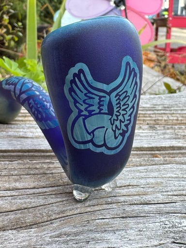 Preview pic of Distilled Glass Sandblasted Sherlock