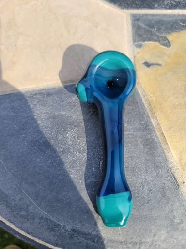 Preview pic of Blue and aqua spoon