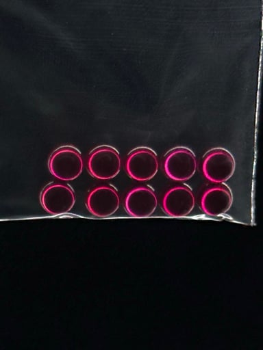 Preview pic of 6mm Ruby Terp Pearls 10 pack