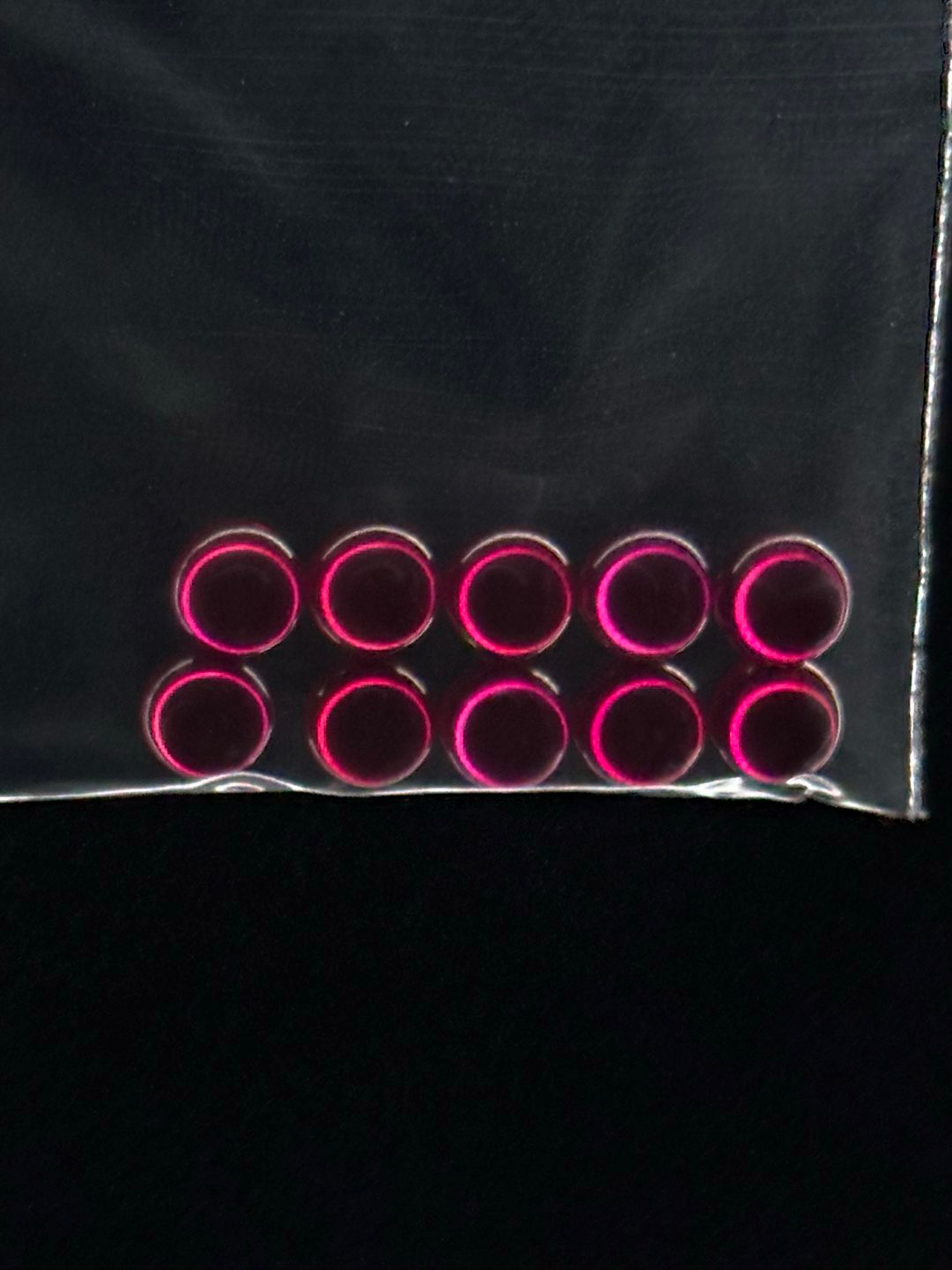 6mm Ruby Terp Pearls 10 pack image 0