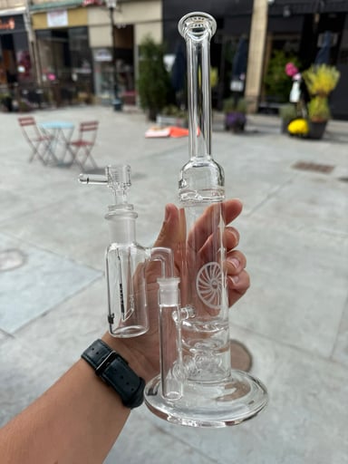 Preview pic of Grav Labs 12 inch Turbine Water Pipe & Ashcatcher Set