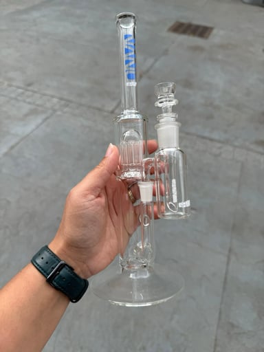 Preview pic of RARE- Grav Labs Nano 11.25” Stemless Tree Perc Bong & Ashcatcher Set
