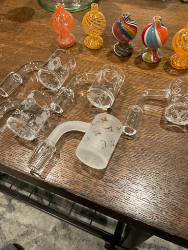 Preview pic of Five 14mm bangers and bubble caps package
